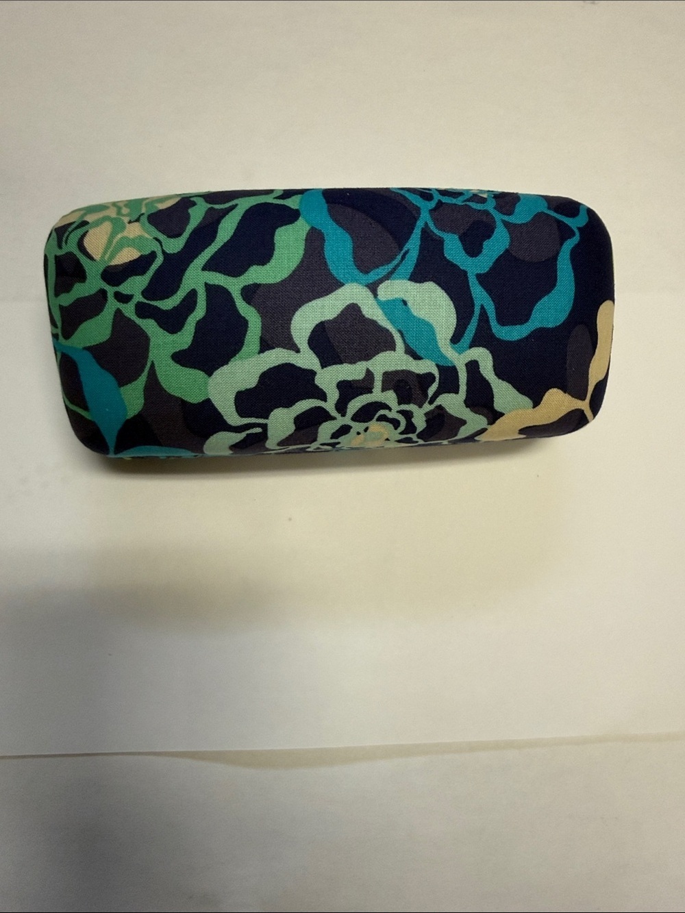 NWOT Vera Bradley Katalina Blues Floral Pattern Sunglasses Case